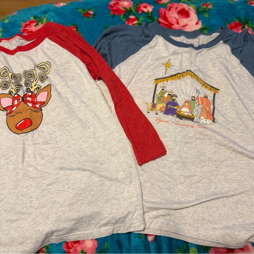 Kids XL jane Marie Christmas shirts